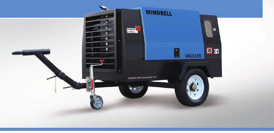 Дизельный компрессор WINDBELL WGD185 (7 бар)