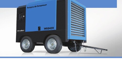 Дизельный компрессор WINDBELL WGD420 (10 бар)